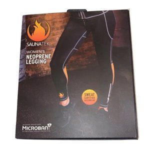 Womens Neoprene Leggings Saunatek Size XL Microban